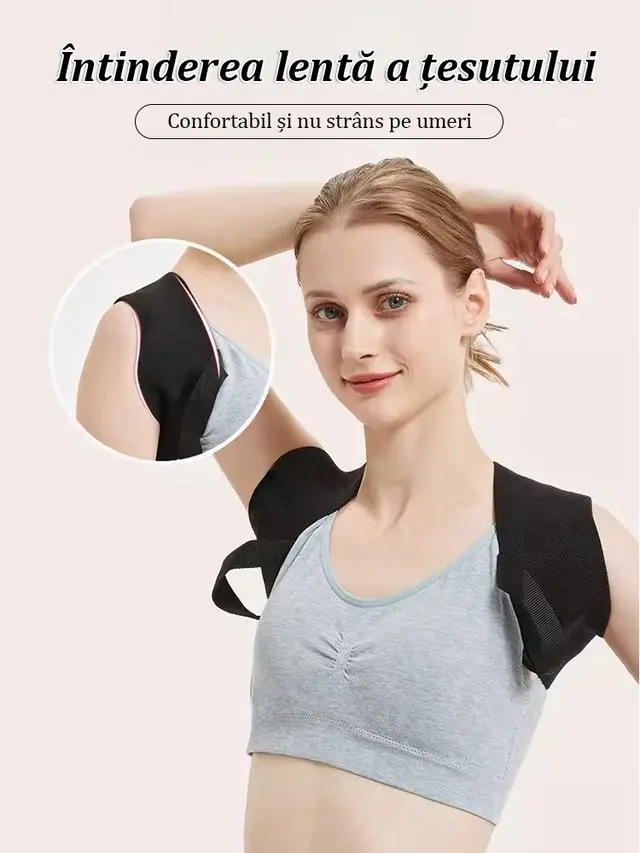 🔥Cumpără 1 primești 1 gratis🔥【Secretul siluetei vedetelor】Curea nouă pentru corectarea cocoșului--Transformă-ți postura și redescoperă încrederea în tine!