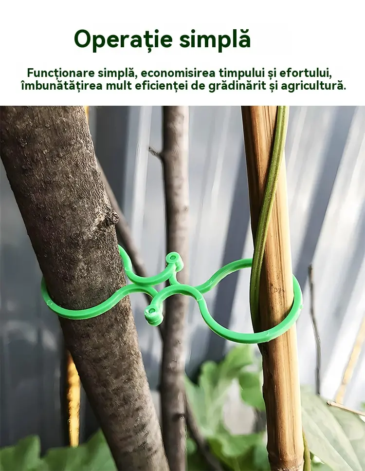 🍇【1000/1500/2000 bucăți】🌱Cleme fixe cu cataramă în formă de 8, potrivite pentru plante cățărătoare, grădini/grădini de legume/livezi, legături pentru viță de vie
