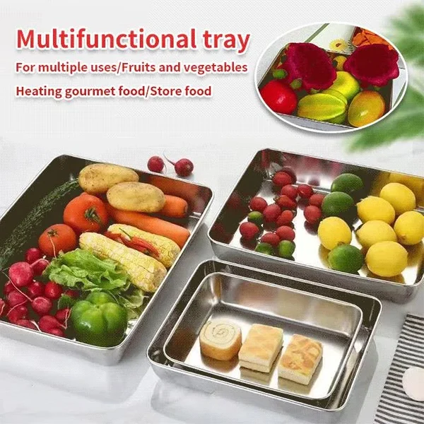 😍Cutie de depozitare a alimentelor din oțel inoxidabil, sigilată anti-îngheț, cutie specială de depozitare la congelator, material alimentar, cu un capac pentru a păstra prospețimea probelor