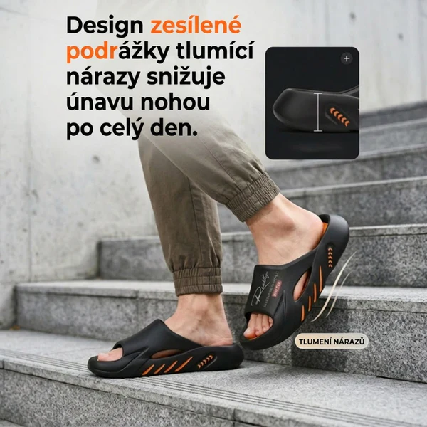 🔥 Protišmykové šľapky v tvare obláčika s hrubou podrážkou 🏖️🌊