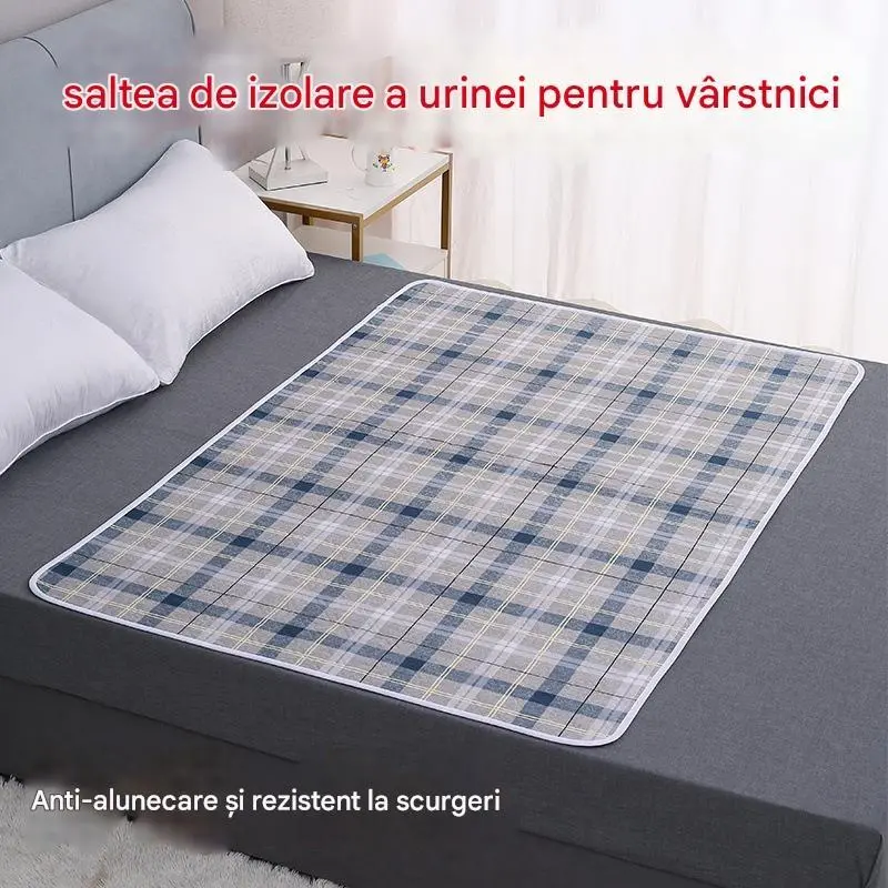 🛌[✨Cumpără 1 Primește 1 gratuit✨]🛌Adult lavabil cu 4 straturi și tampon de îngrijire a scutecelor respirabil