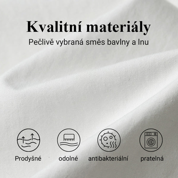 🌼Dámske bavlnené a ľanové šaty s okrúhlym výstrihom a potlačou
