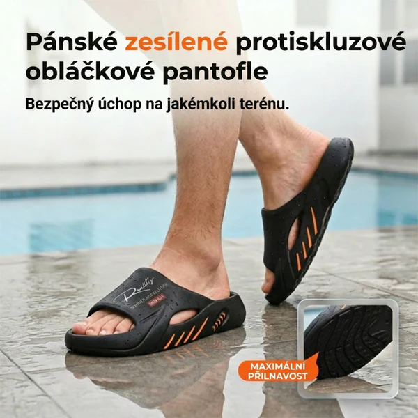 🔥 Protišmykové šľapky v tvare obláčika s hrubou podrážkou 🏖️🌊