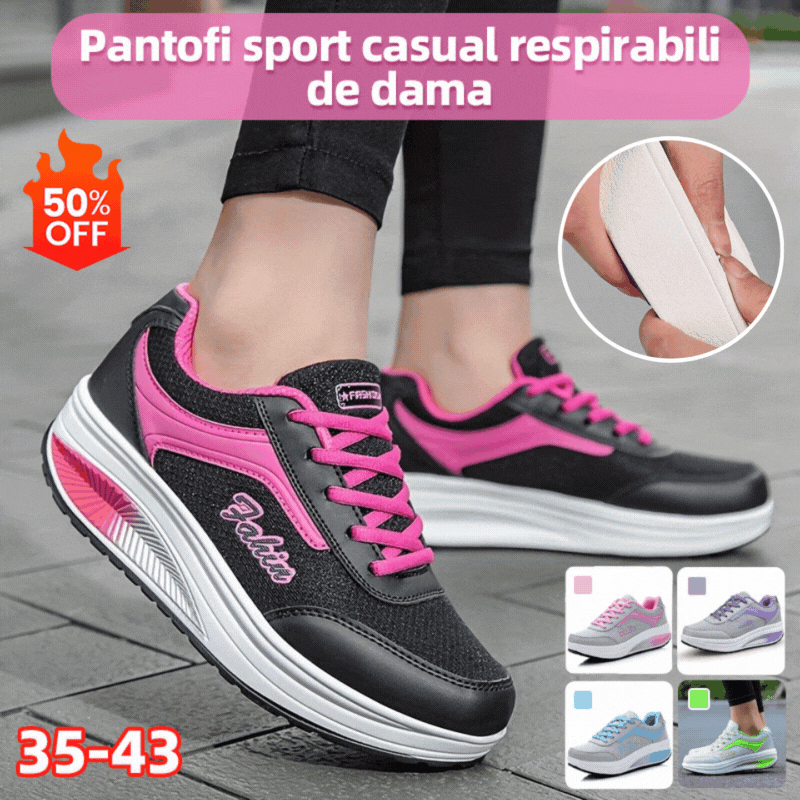 【30%OFF】【35-43】Femei de moda pentru femei de respirație respirabil Casual Sneakers