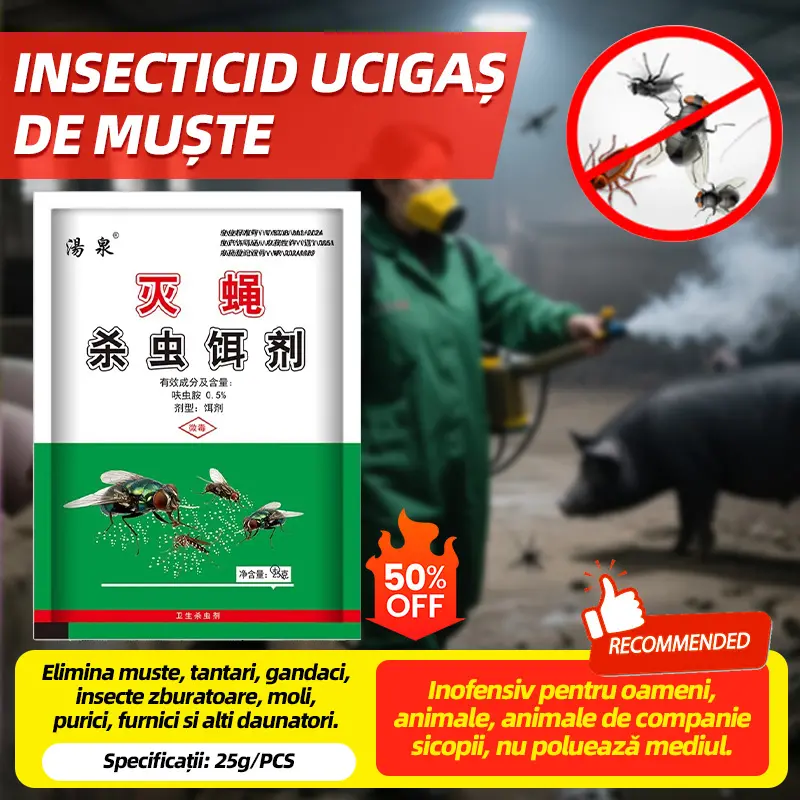 【30%OFF】🦟【5/10 /20 pungi】 🦟Insecticid spray pentru uciderea muștelor de fermă, inodor, medicament pentru uciderea țânțarilor, uz casnic