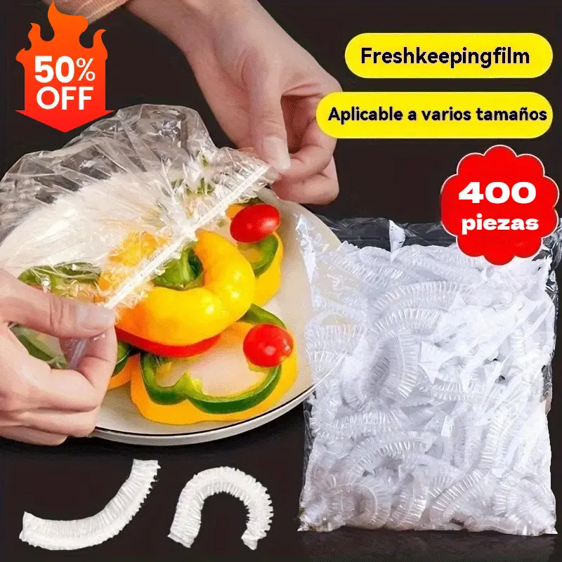 🔥【150/300/450 buc】Capac de unică folosință pentru prospețime, de calitate alimentară