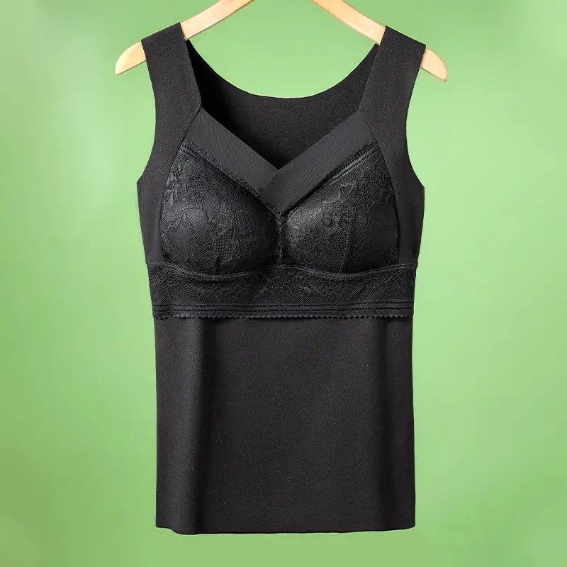 🔥【4 buc】❤️【40-100kg】Lenjerie de corp din dantelă din catifea de gâscă de toamnă și iarnă, spate frumos, adunarea sânilor accesorii, prevenirea căderii sânilor✅【Recomandarea medicului】
