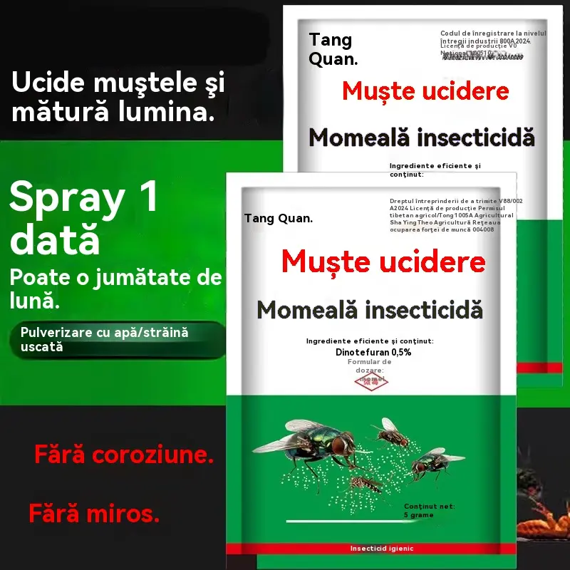 【30%OFF】🦟【5/10 /20 pungi】 🦟Insecticid spray pentru uciderea muștelor de fermă, inodor, medicament pentru uciderea țânțarilor, uz casnic