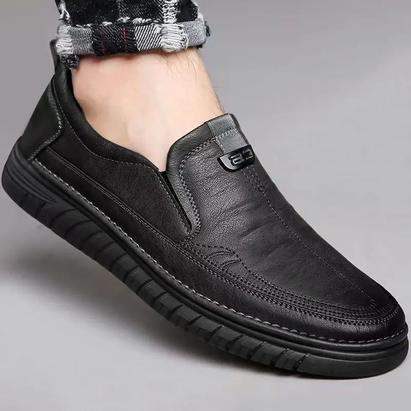 [39-44]👞Pantofi bărbătești din piele naturală moale – Confort total pentru bărbați maturi