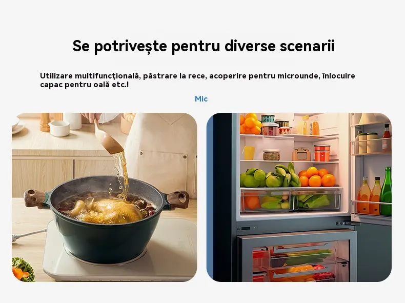 🔥【Ultima zi de reducere 50%】Capace din silicon alimentar care păstrează prospețimea