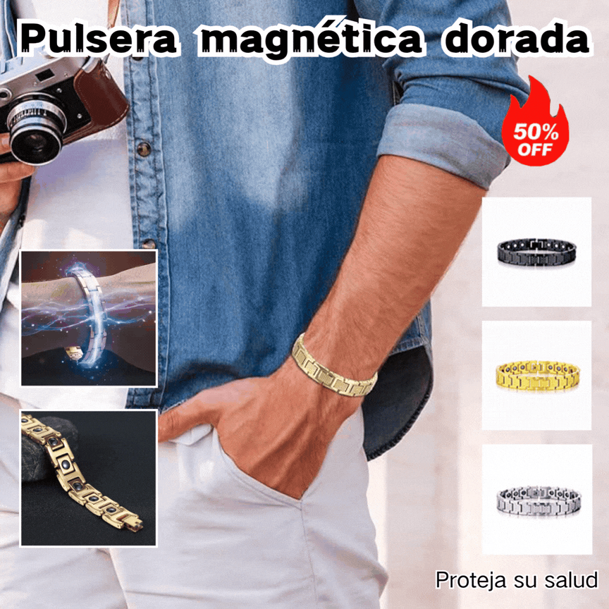 🔥🔥Brățară magnetică din aur