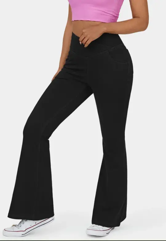 【XS-4XL】Blugi încrucișați cu talie înaltă