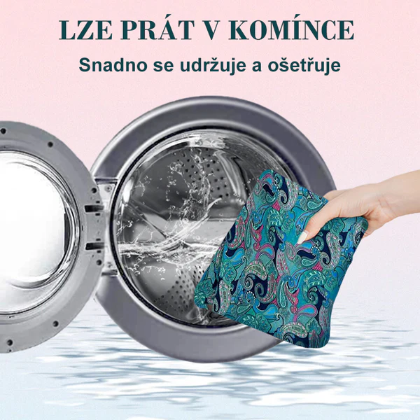 💕Elastické nohavice v páse s etnickou potlačou🌸