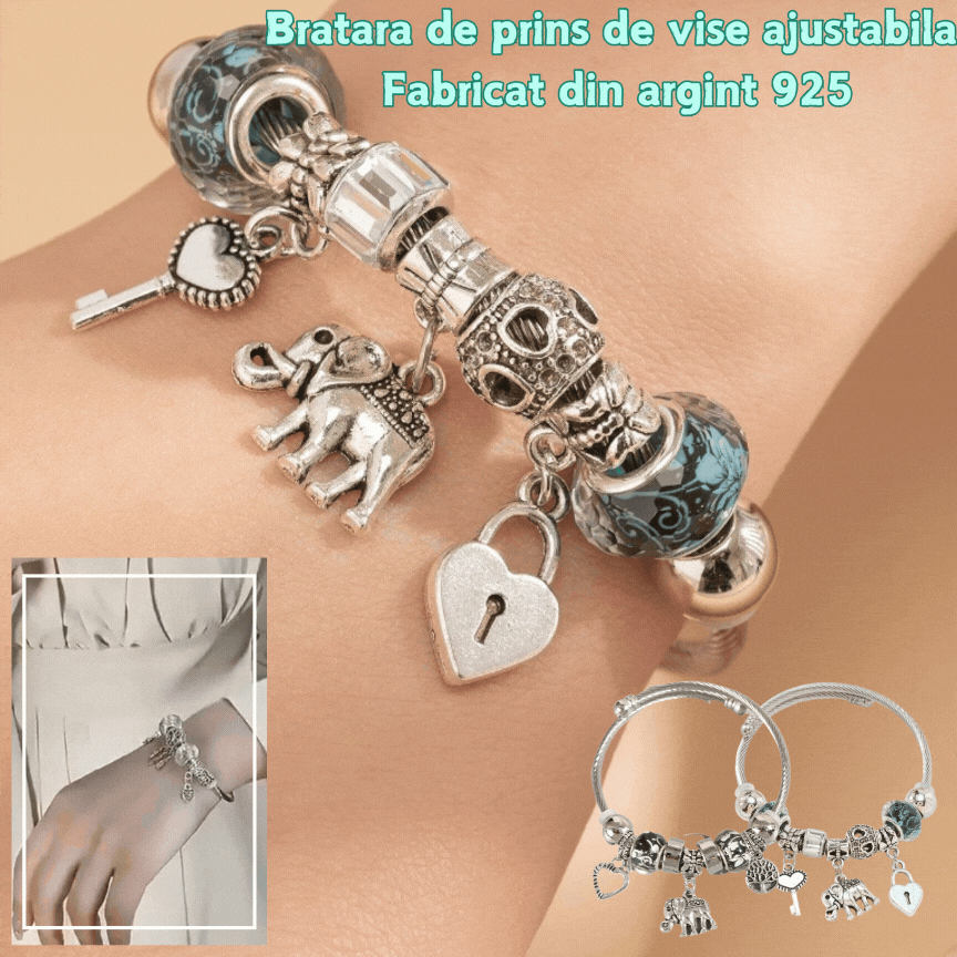 💖✨Brățară reglabilă de prins de vise din argint 925