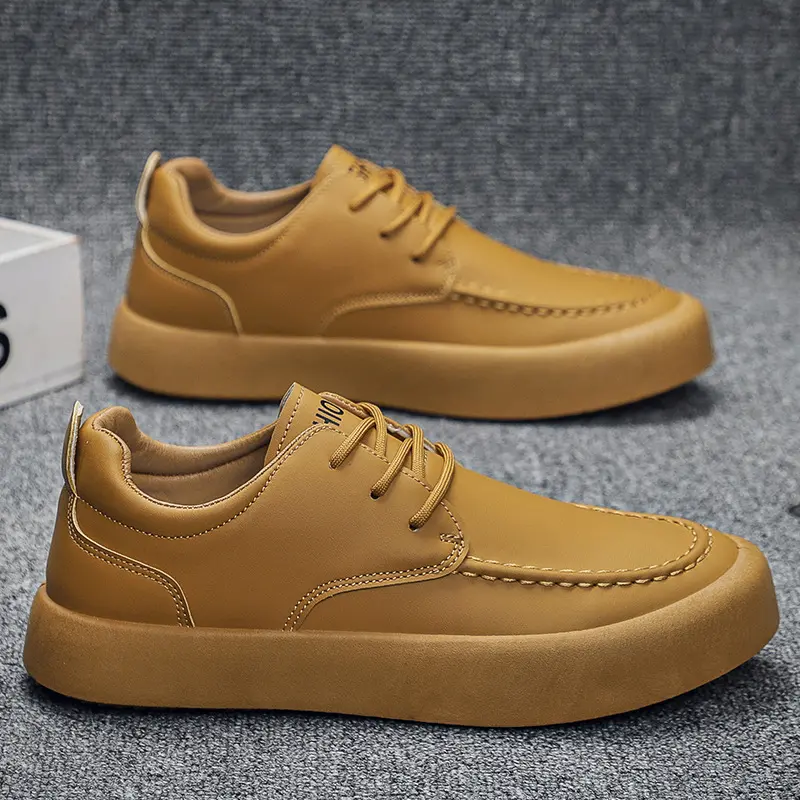 【🔥Promoția de ultima zi】【39-46】2026 Noua primăvară pentru bărbați cu talpă groasă, la modă, în stil retro britanic, pantofi casual