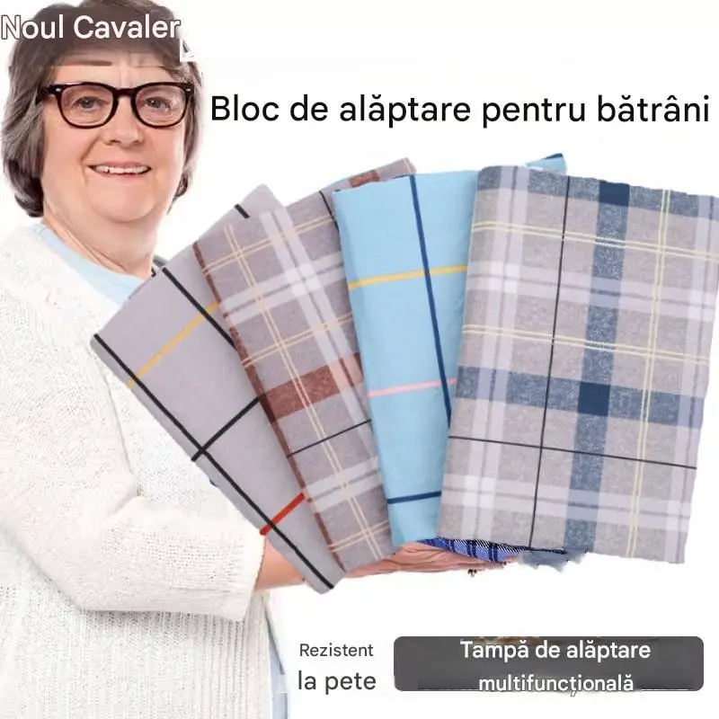 🛌[✨Cumpără 1 Primește 1 gratuit✨]🛌Adult lavabil cu 4 straturi și tampon de îngrijire a scutecelor respirabil