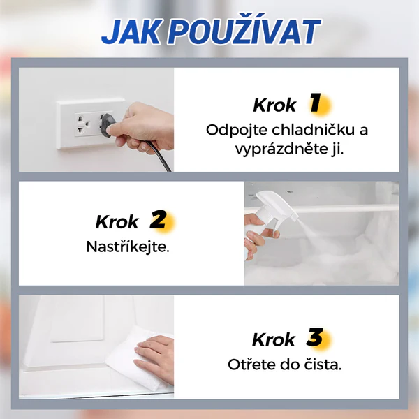 🔥✨Odmrazovací sprej pro chladničku s mrazničkou