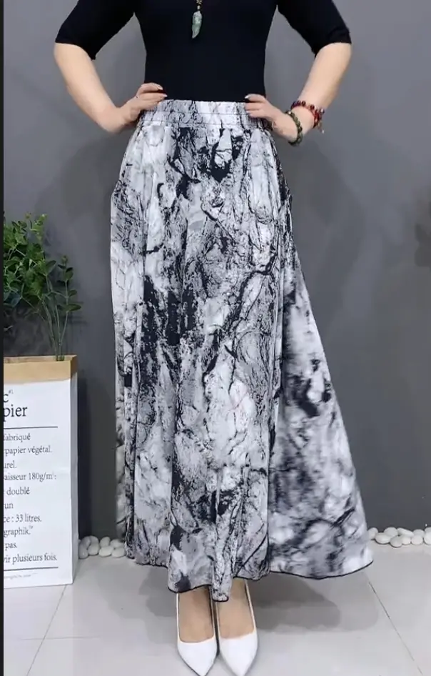 🥰【L-5XL】2026 fustă largă cu talie înaltă pentru femei, la modă nouă