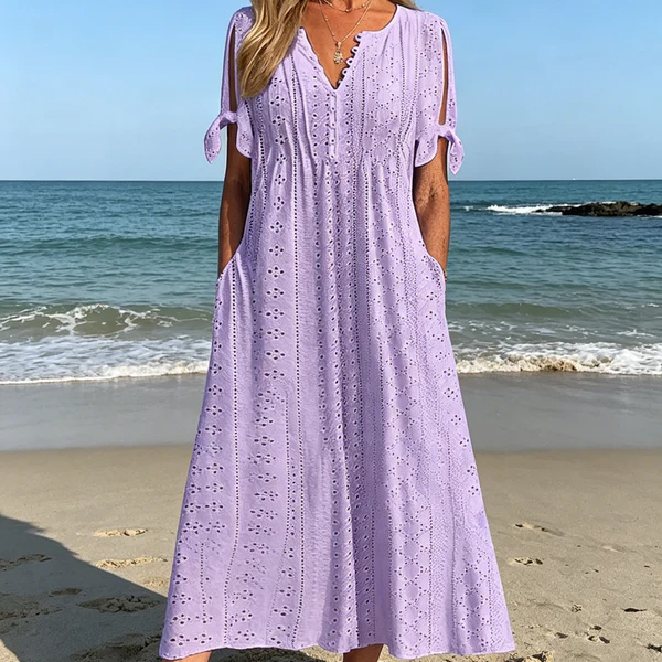 🏆【Najpredávanejšie produkty】[S-5XL]👗Jednoduché a pekné jednofarebné šaty