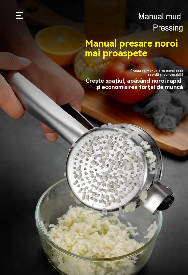 🔥【Cumpărați 1, primiți 1 gratuit】Presă din oțel inoxidabil, poate stoarce suc / piure / orez presat, gadget de bucătărie multifuncțional