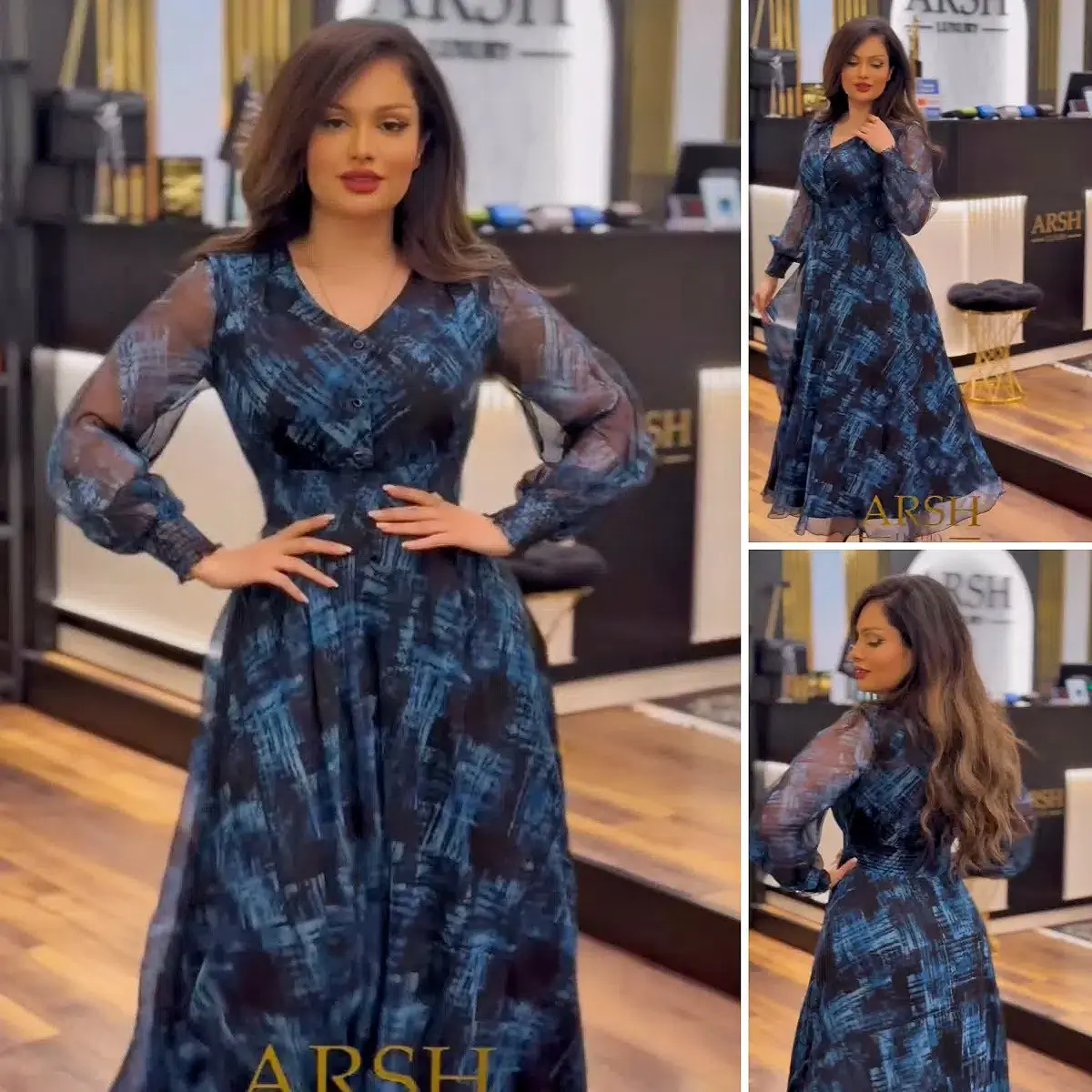 【S-5XL】2026 primăvară nouă rochie de sifon de înaltă calitate, elegant și temperament