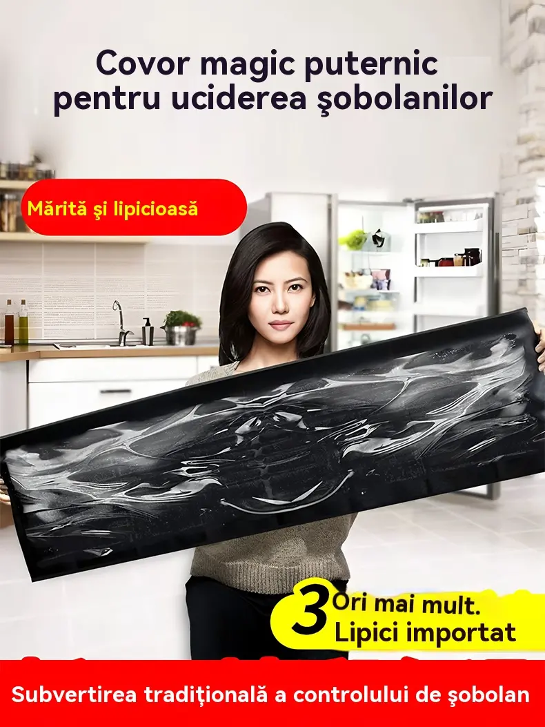 💥💥【5/10 buc】Capcană puternică pentru șoareci, placă adezivă pentru șoareci【120*28cm】
