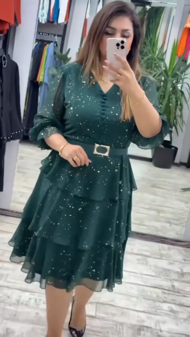 【🥇HOT SALE】(S-5XL) 💋 Rochie de șifon de înaltă calitate
