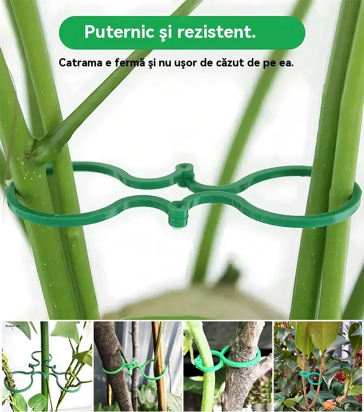 🍇【1000/1500/2000 bucăți】🌱Cleme fixe cu cataramă în formă de 8, potrivite pentru plante cățărătoare, grădini/grădini de legume/livezi, legături pentru viță de vie
