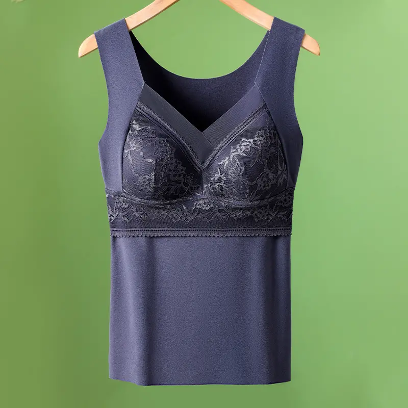 🔥【4 buc】❤️【40-100kg】Lenjerie de corp din dantelă din catifea de gâscă de toamnă și iarnă, spate frumos, adunarea sânilor accesorii, prevenirea căderii sânilor✅【Recomandarea medicului】