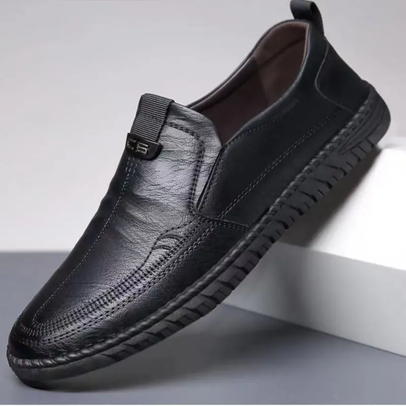 [39-44]👞Pantofi bărbătești din piele naturală moale – Confort total pentru bărbați maturi