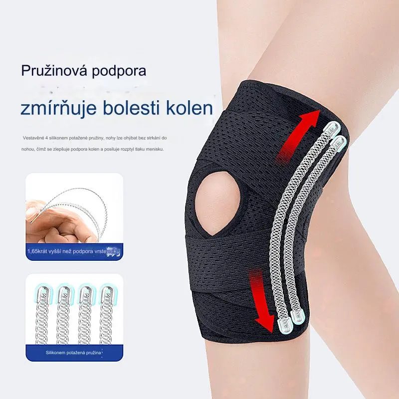 🦵 Genunchiere cu arc dublu, potrivite pentru alergare, ciclism, joc cu minge și alte sporturi