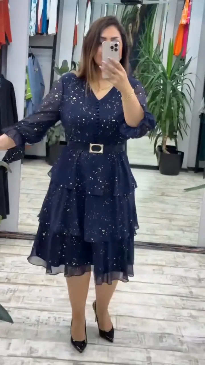【🥇HOT SALE】(S-5XL) 💋 Rochie de șifon de înaltă calitate