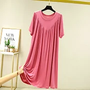 ⚡🔥🔥Rochie de pijama lentă, moale și confortabilă, cu mâneci scurte