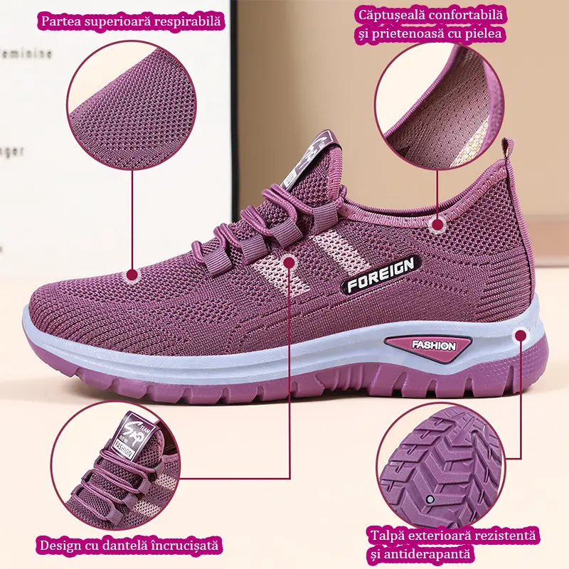 【36-41】Pantofi noi din plasă respirabilă pentru exterior