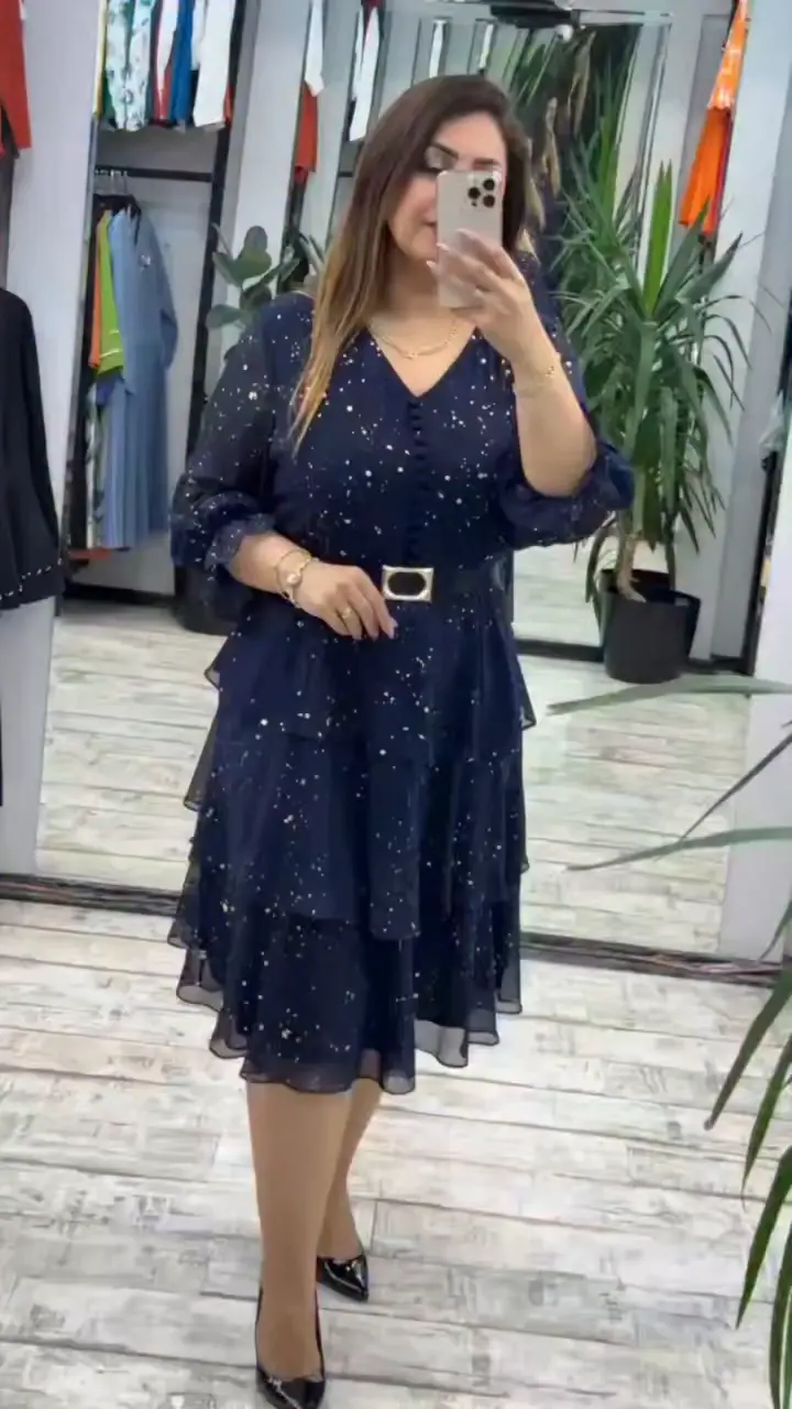 【🥇HOT SALE】(S-5XL) 💋 Rochie de șifon de înaltă calitate