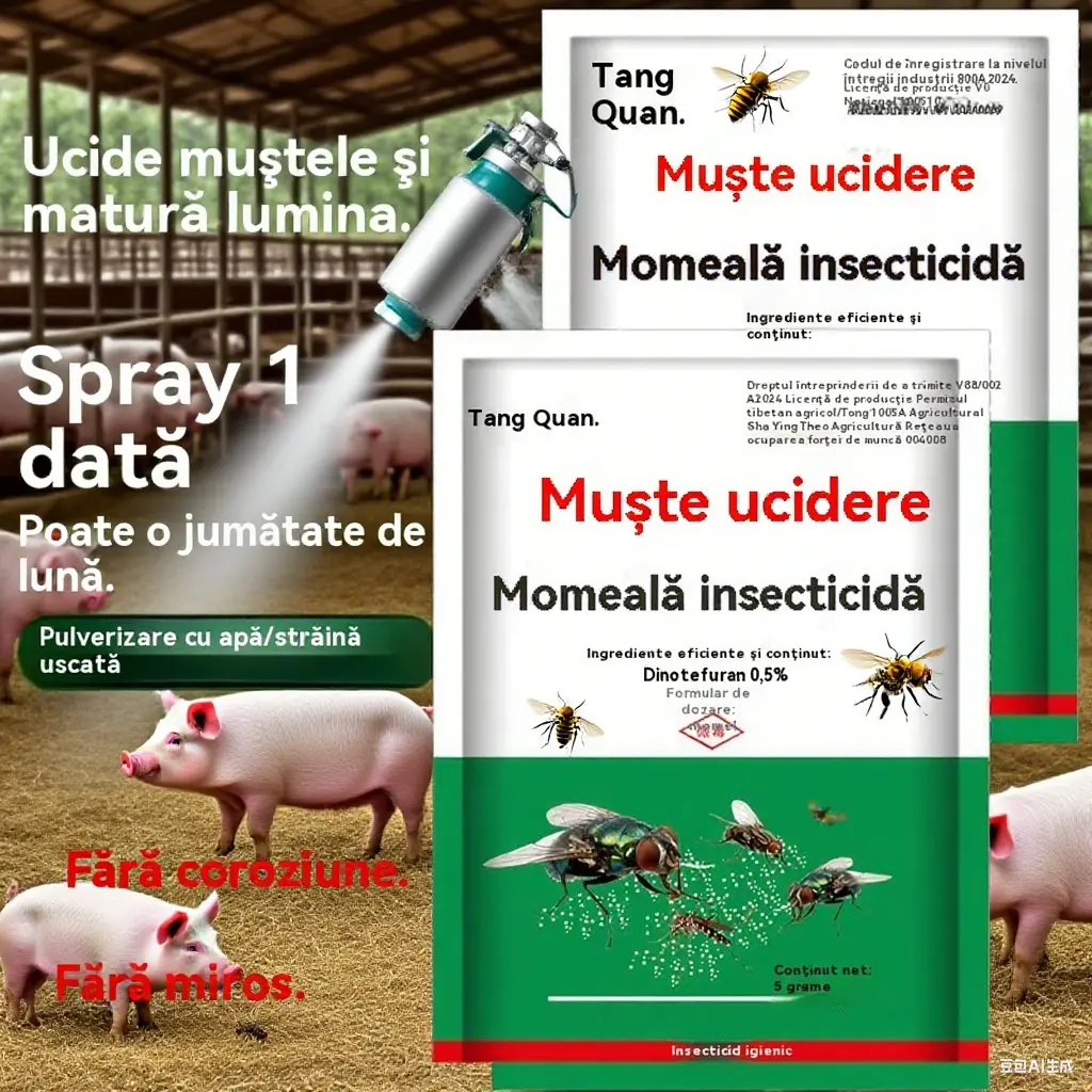 【30%OFF】🦟【5/10 /20 pungi】 🦟Insecticid spray pentru uciderea muștelor de fermă, inodor, medicament pentru uciderea țânțarilor, uz casnic