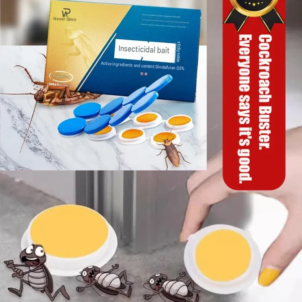 💥【5 boxes with 40 capsules】 Strong gel bait patch for killing cockroaches