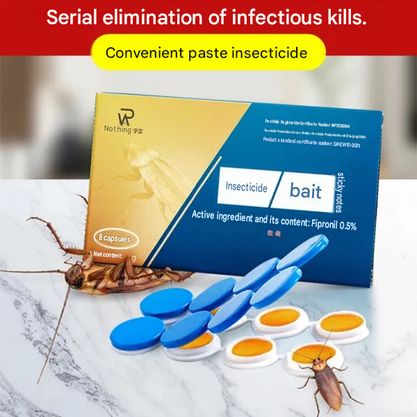 💥【5 boxes with 40 capsules】 Strong gel bait patch for killing cockroaches
