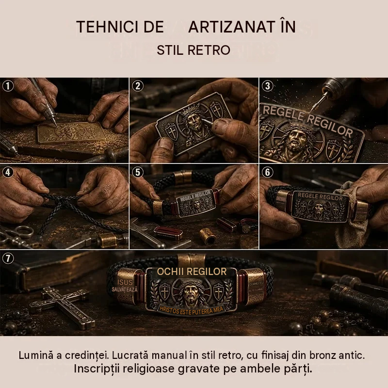 ✨Brățară creștină reglabilă, o reamintire constantă pentru a menține credința și speranța.