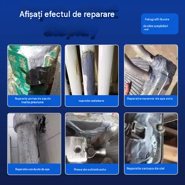 🔥Cumpără 1, primești 2 gratuit 【Set de 3 piese】🔥🛠️ Gel reparator AB pentru metale de înaltă rezistență