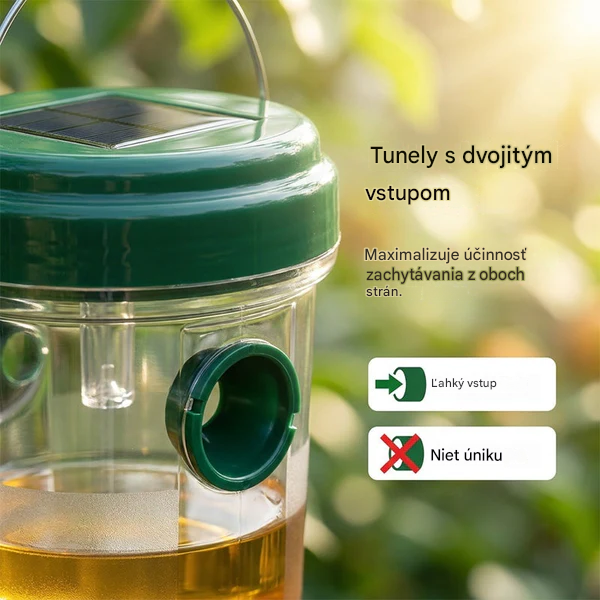 🐝☀️ Solárna pasca na osy na terasy a záhrady 🔋🌿 – Vysoko účinná, nabíjateľná, odolná voči poveternostným vplyvom, pokryje až 500 metrov štvorcových.