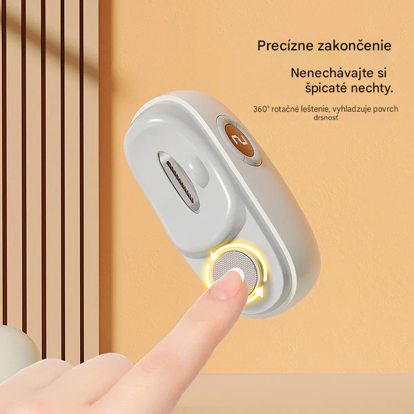 Multifunkčný elektrický pilník na nechty, elektrický klieštik na nechty s ochranou proti privretiu