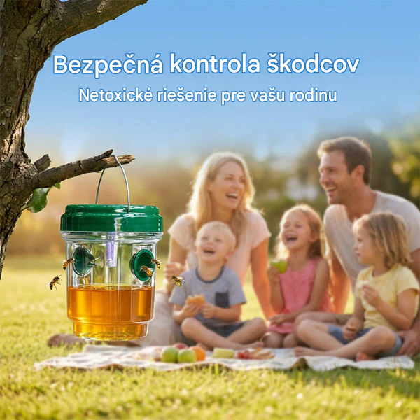 🐝☀️ Solárna pasca na osy na terasy a záhrady 🔋🌿 – Vysoko účinná, nabíjateľná, odolná voči poveternostným vplyvom, pokryje až 500 metrov štvorcových.