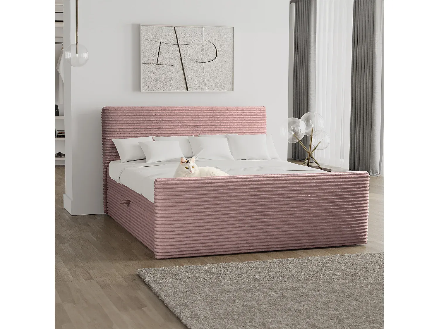 Schlafzimmer,Bereich Bett,Boxspringbett-Nestaviroa