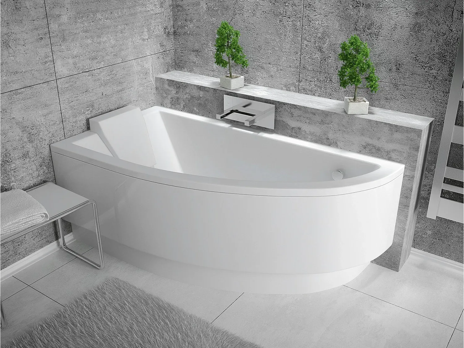 Badezimmer,Bereich Badewanne,Badewanne (Standard)-Nestaviroa