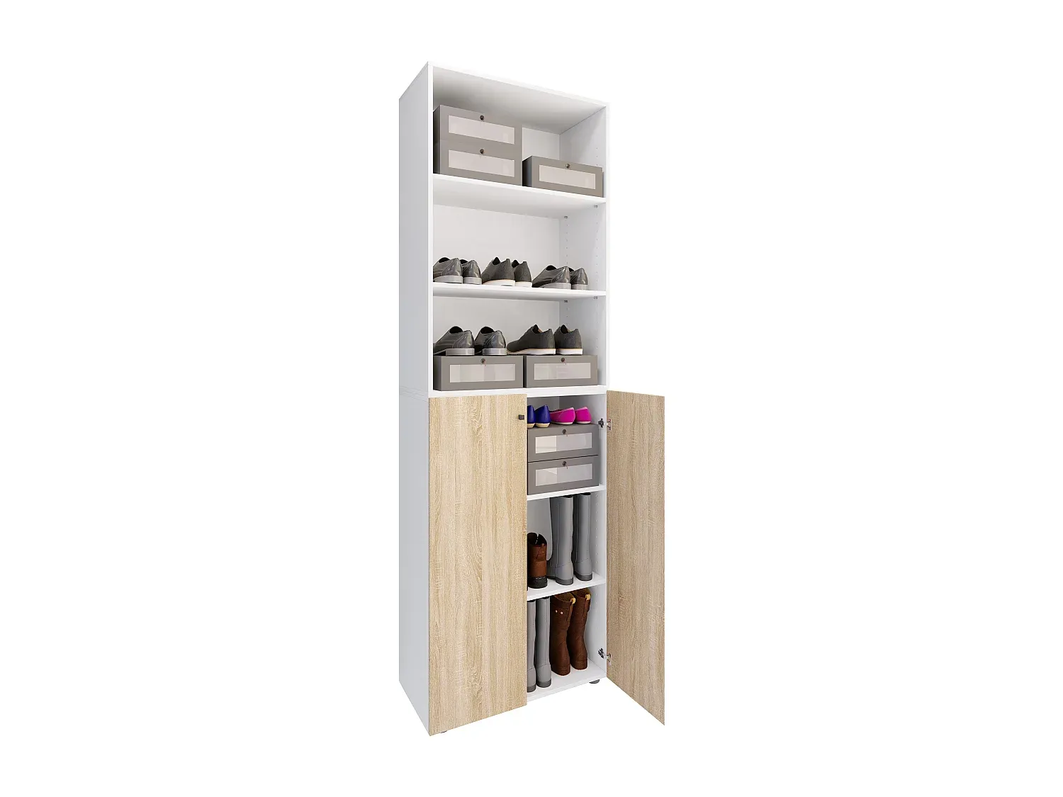 Wohnzimmer und Flur,Bereich Flurmöbel und Ordnungshelfer,Schuhschrank-Nestaviroa