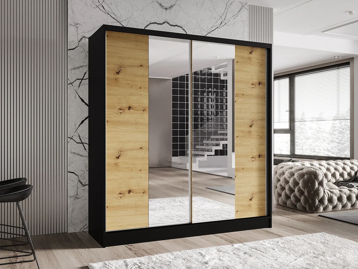 Schlafzimmer,Schlafzimmermöbel,Kleiderschrank-Nestaviroa