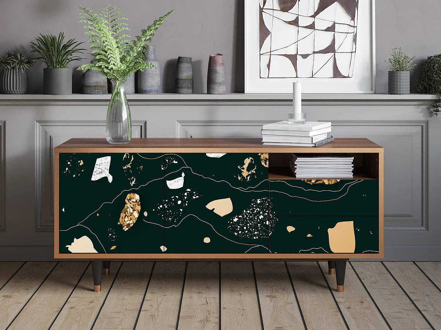 Wohnzimmer und Flur,Wohnzimmermöbel,TV-Board-Nestaviroa