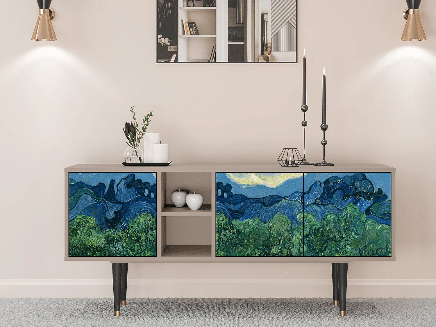 Wohnzimmer und Flur,Wohnzimmermöbel,TV-Board-Nestaviroa