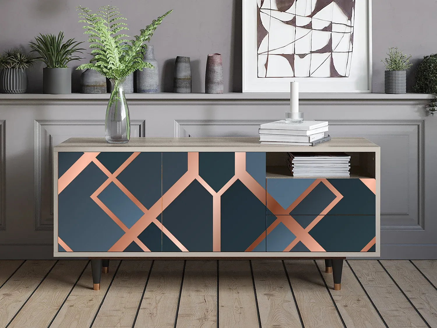 Wohnzimmer und Flur,Wohnzimmermöbel,TV-Board-Nestaviroa